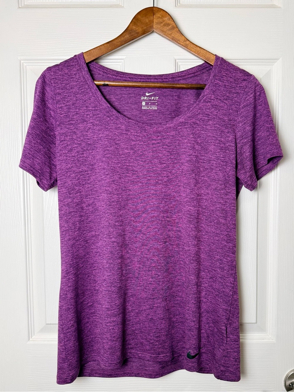 Nike Dri-FIT Scoop Neck Women's Top | Purple Heather